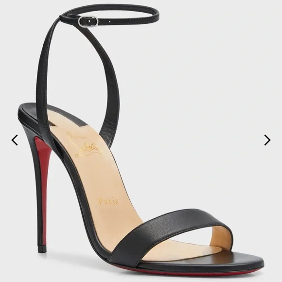 Loubigirl Ankle-Strap Red Sole Sandals - Picture 2 of 8
